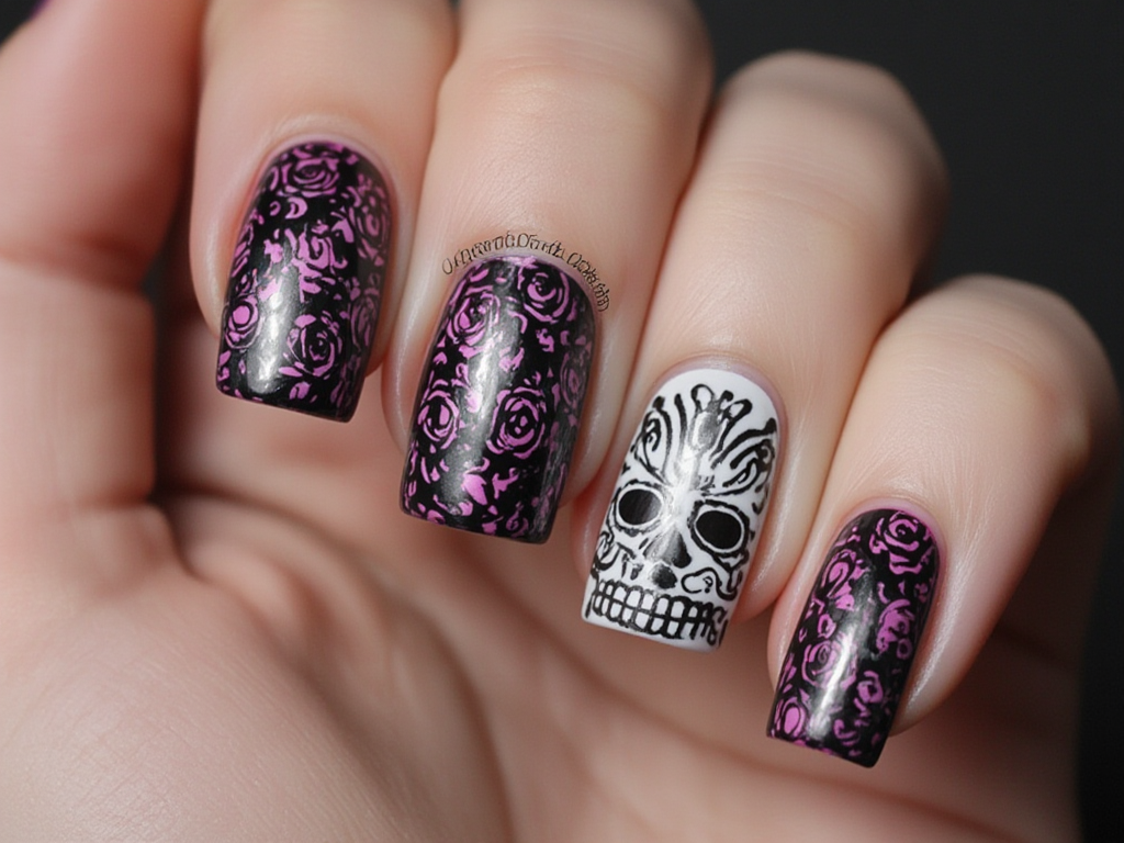 Beautiful halloween nail art nail design - Halloween Nail Art